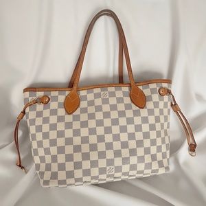 🦋LOUIS VUITTON🦋 DAMIER AZUR NEVERFULL PM